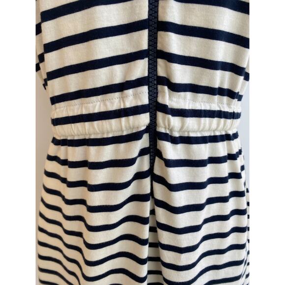 NWT Kule Sz M Blue White Striped White Cotton Tank Dress - Picture 3 of 9
